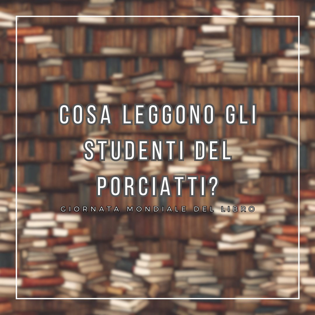 Sondaggio per la Giornata Mondiale del Libro